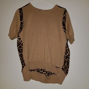 Cheetah Print Blouse